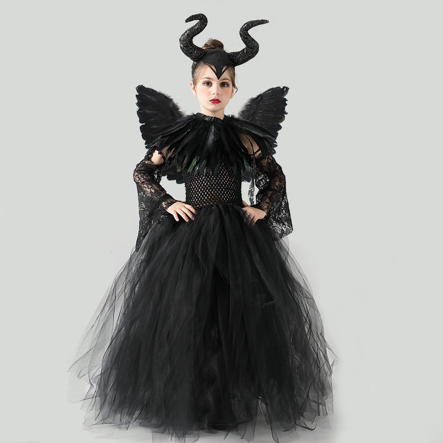 Sleeping Queen Halloween Children's Dress Cosplay Costume Set