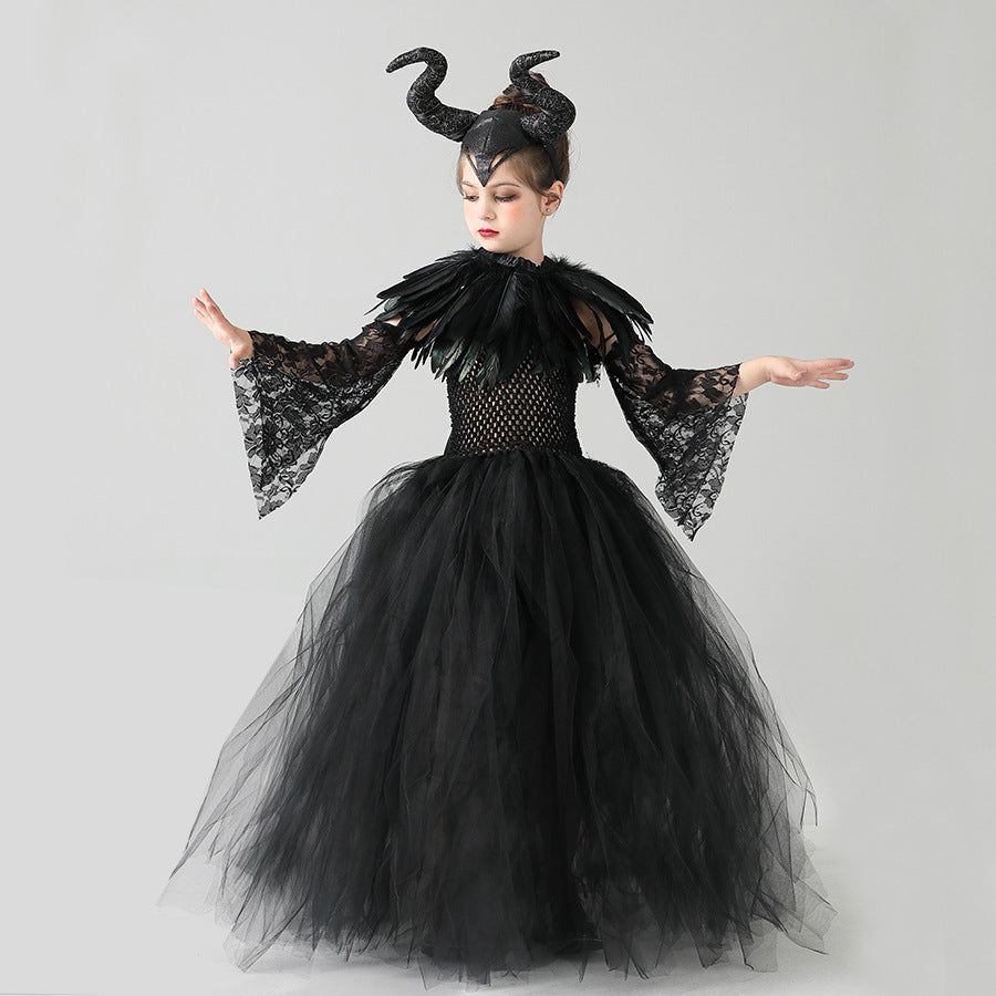 Sleeping Queen Halloween Children's Dress Cosplay Costume Set