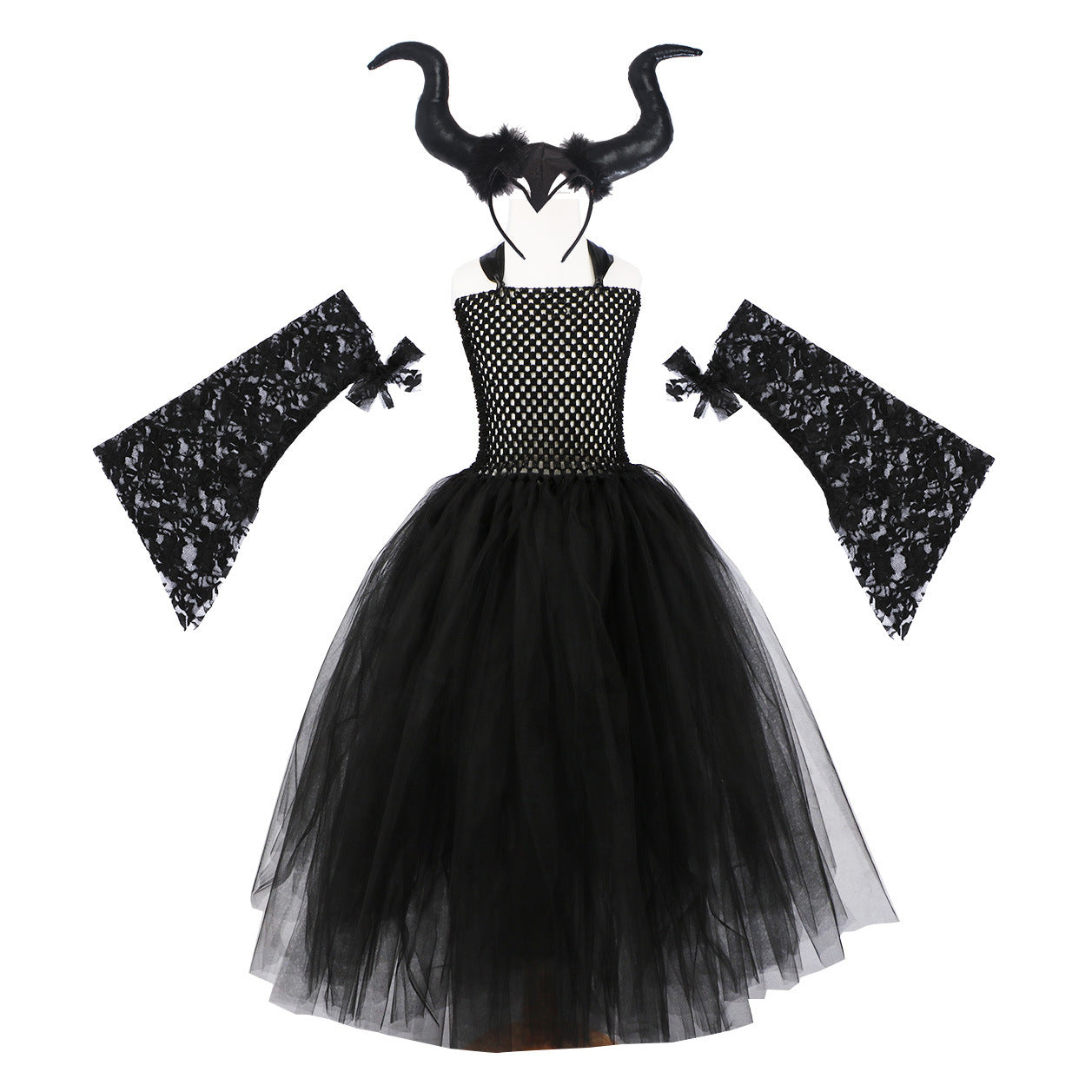 Sleeping Queen Halloween Children's Dress Cosplay Costume Set